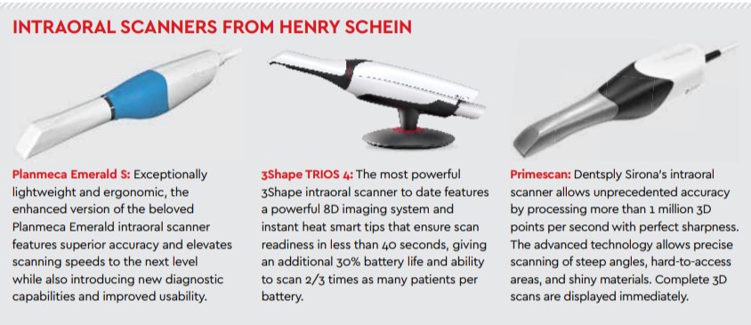 itraoral scanners from henry schein